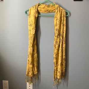 Yellow Scarf/ Shawl